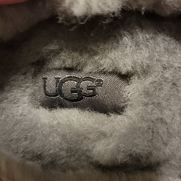 UGG Ascot Wool Lined Moccasin Slippers Gray main image 16